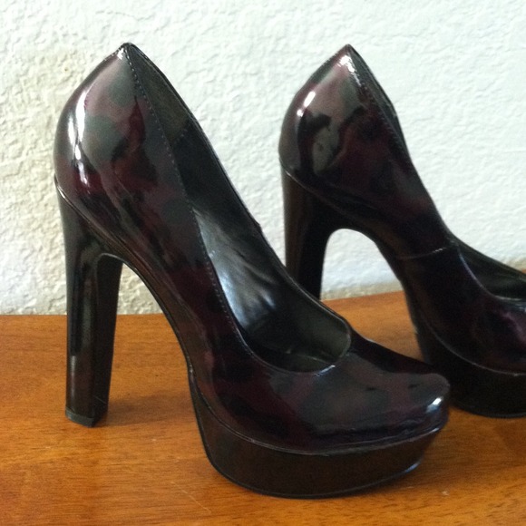 Burgundy heels