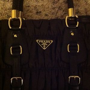 Quilted Chocolate Prada bag
