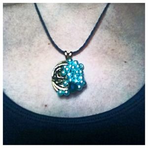 Mermaid pendent  necklace.