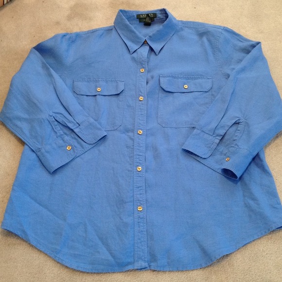 Ralph Lauren Tops - 🎀Final Reduction!🎀 Ralph Lauren linen shirt