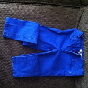Royal blue L.E.I kids jeans