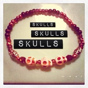Skull bracelet.