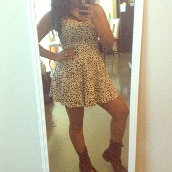 Wild side printed dress!