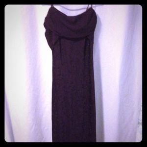 Sexy purple plum colored dress