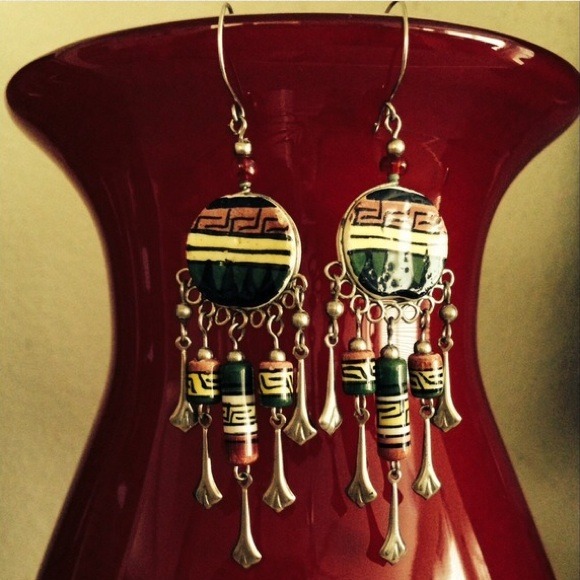 Jewelry - Rasta earrings !!