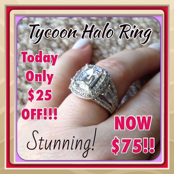 Tycoon Jewelry - BUNDLE!!! Tycoon Sim. Diamond Ring & SG black top