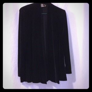 Velour black jacket
