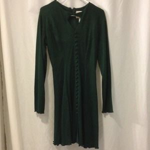 Forest green dress