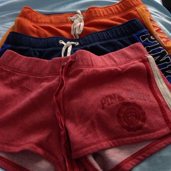 Victoria's Secret Pink  Other - Set of 3 Victoria's Secret Fleece shorts size S