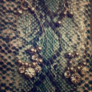 Sterling silver dangle earrings