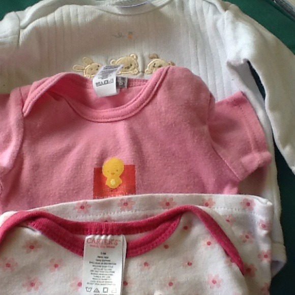 3 infant girl tops