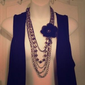 "Candies" Chain Flower Necklace