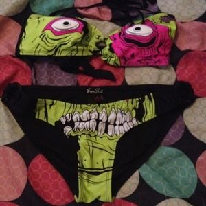 Iron fist zombie bikini never worn brand new!