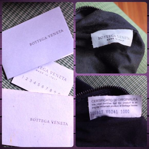 BOTTEGA VENETA Suede Drawstring Tassel Black Bag - Picture 3 of 4