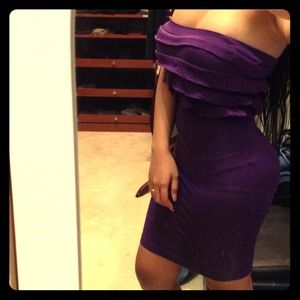 🚫TRADED🚫****^Ruffled tube dress