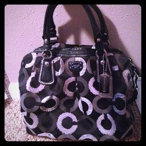 Authentic black coach purse