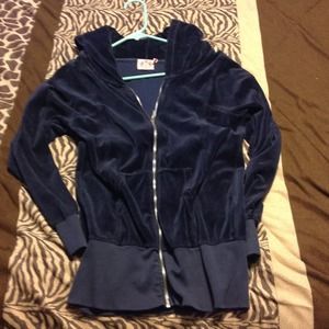 Juicy Couture Tunic Zip up Velour