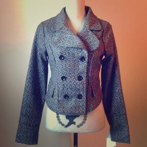 SOLD IN BUNDLE💋 WOOL MILITARY HERRINGBONE JACKET