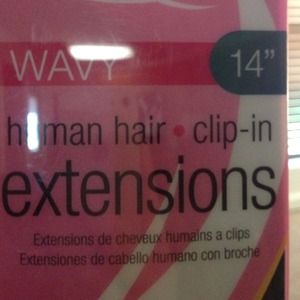 14" Human Hair (wavy) Extensions