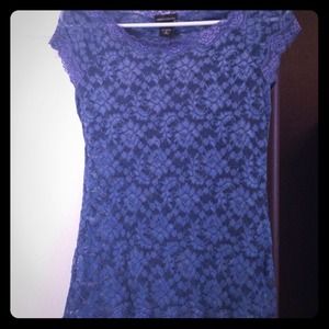 Blue lace shirt bought from VS