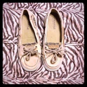 leopard Sperry Boat Shoes