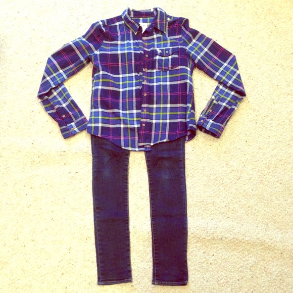 #36 A&F Flannel Shirt