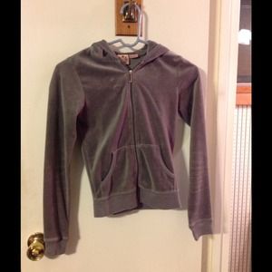 Juicy Couture Velour Zip Up Hoody