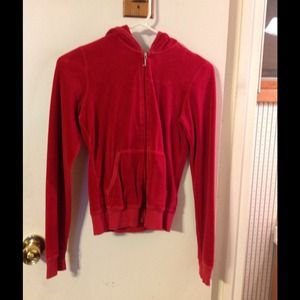 Juicy Couture Velour Zip Up Hoody