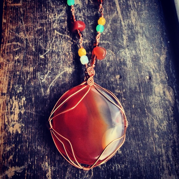 Sold...Carnelian necklace