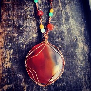Sold...Carnelian necklace