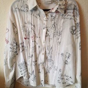 CHICOS blouse PERFECT condition! Lightweight* sz3