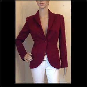 I ISLI Plum Knit Blazer Sz 4 $35
