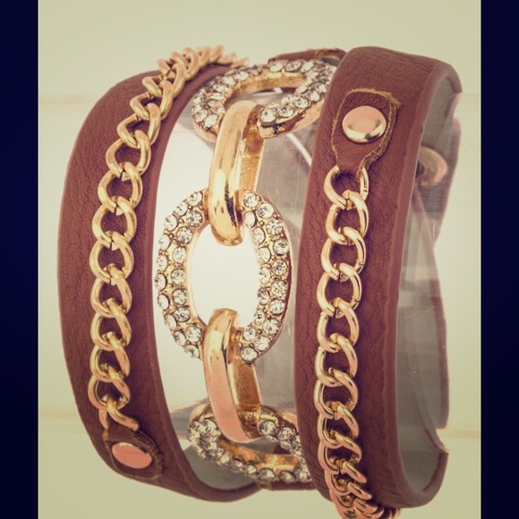 *NEW* Brown Wrap Bracelet