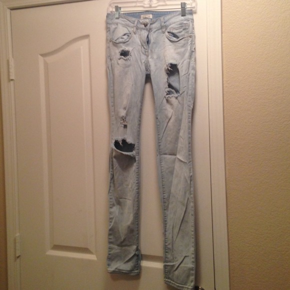 Very ripped jeans