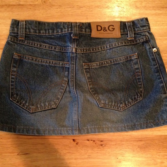 💙D&G Dolce&Gabbana denim mini skirt