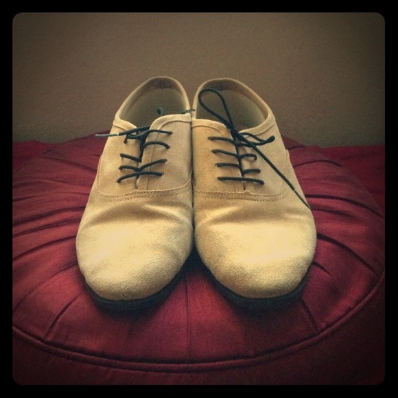 Beige Suede Shoes
