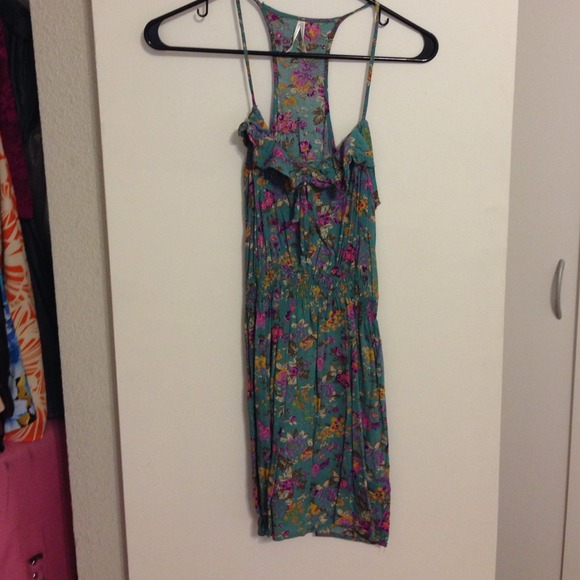 Floral print summer dress