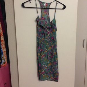 Floral print summer dress
