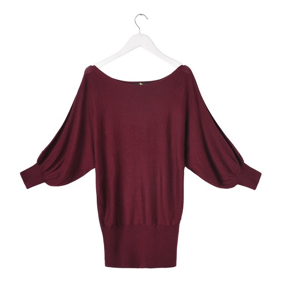 Dolman Sweater in Oxblood