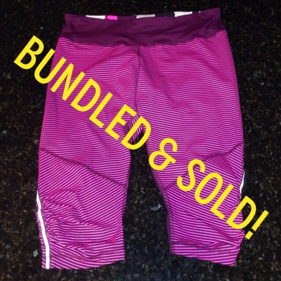 lululemon athletica Pants - 💸BUNDLED & SOLD💸 Lululemon Run 4 Your Life Crop