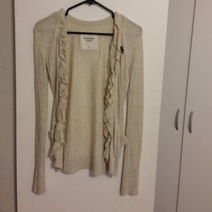 Cream long sleeve sweater