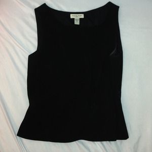 Black tank top dressy top Amanda Smith