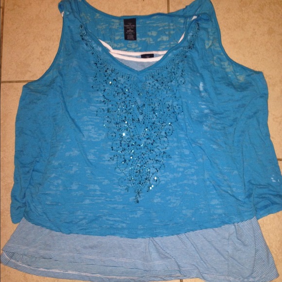 A blue shirt
