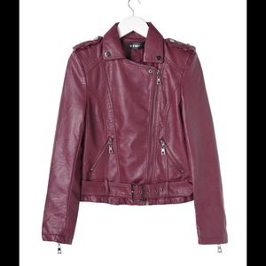 Belted Moto Jacket