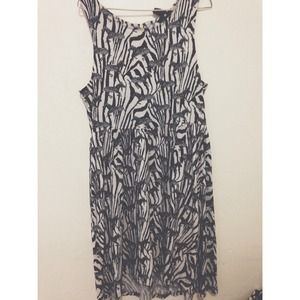 Zebra print dress.