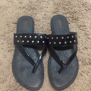 Born Black Sandals, Size 9