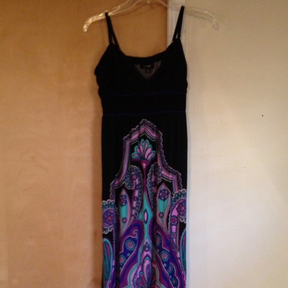 💜💙♦Spaghetti strap long dress