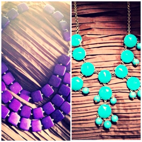 Jewelry - BUNDLE 💕Teal bauble necklace