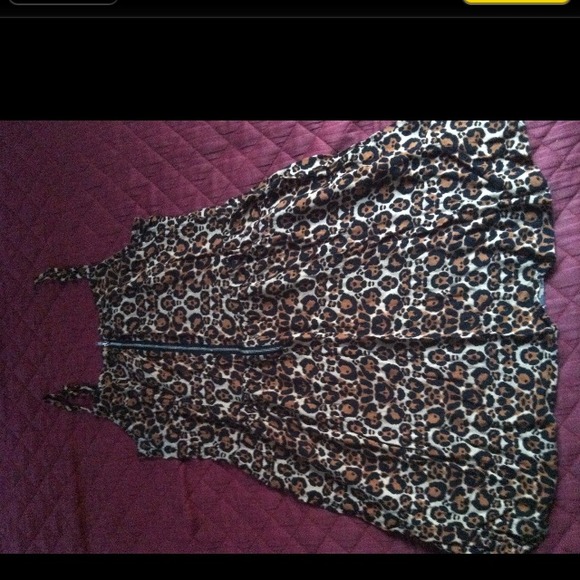 Cheetah print dress!
