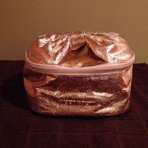 Victoria's Secret Glittery makeup bag